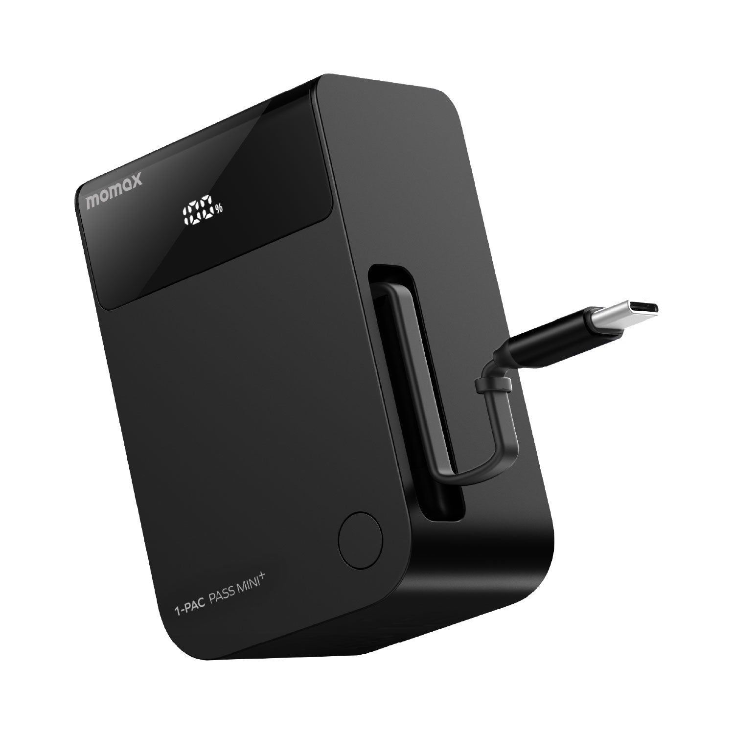 [CCC Certified] Momax [IP171] 1-PAC Pass Mini+ 10000mAh 2in1 Power Bank With Built-in Retractable Cable
