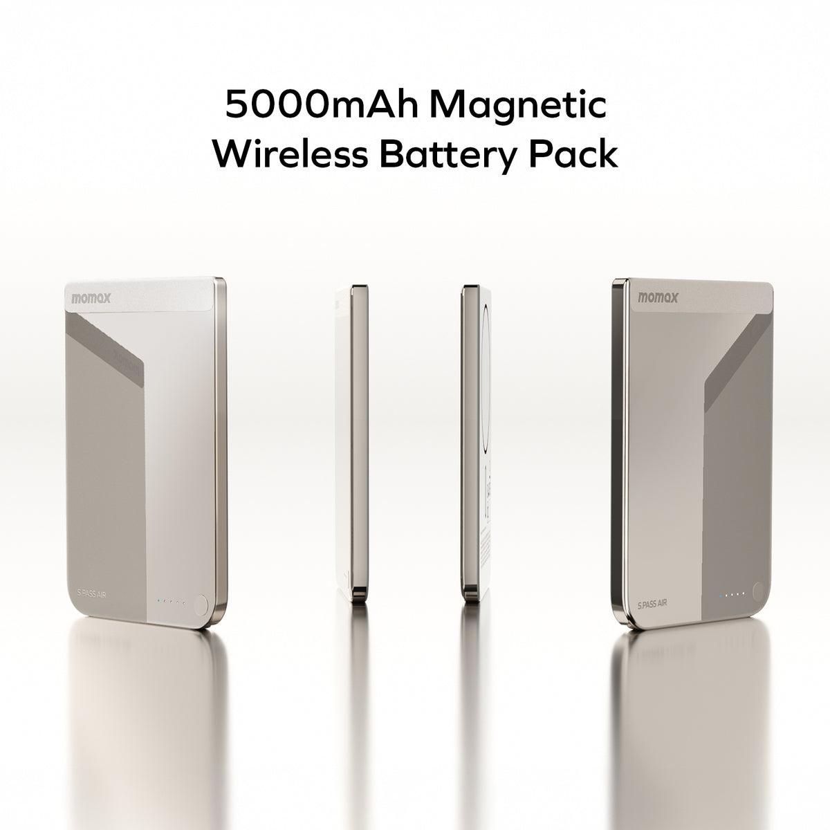 [CCC Certified] Momax IP180 5000mAh Magnetic Wireless Powerbank | 6mm Ultra Slim