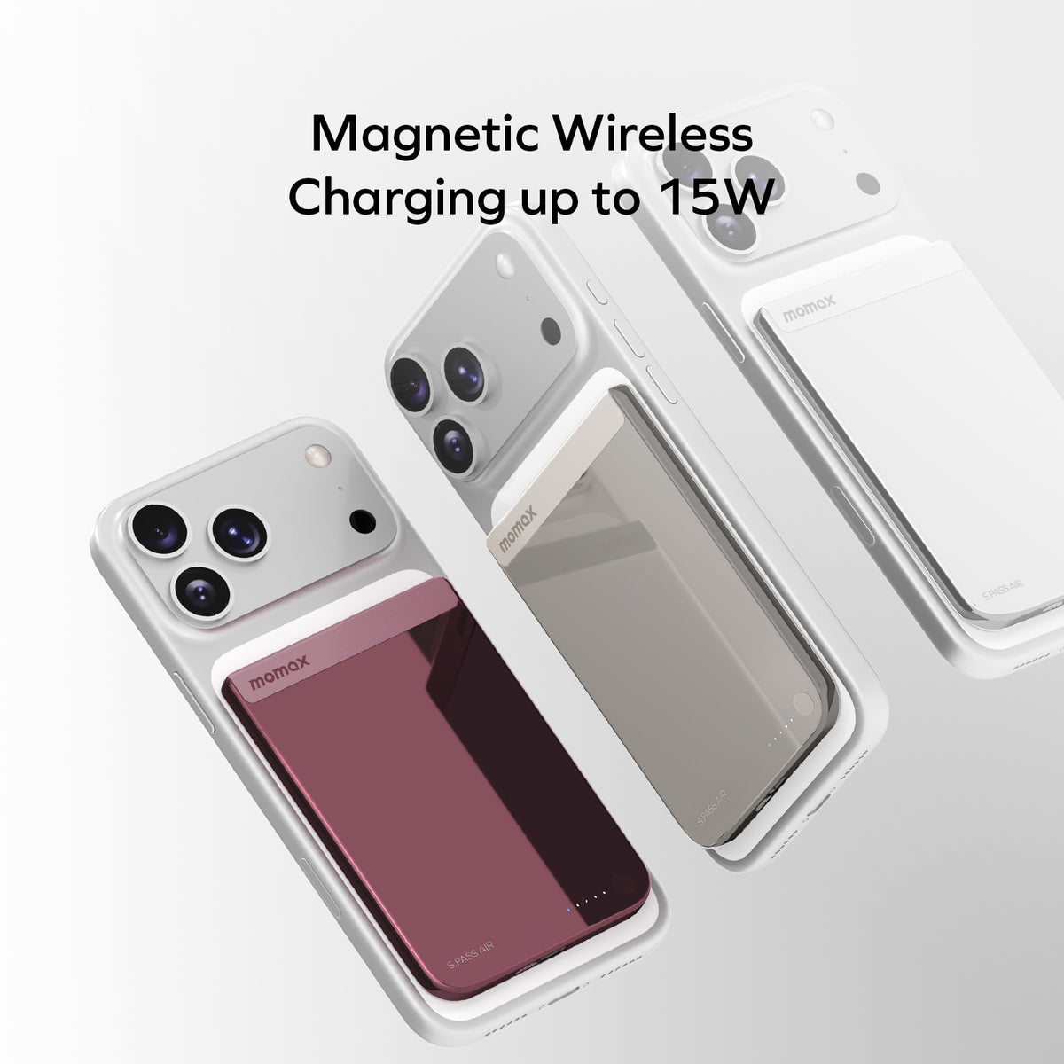 [CCC Certified] Momax IP180 5000mAh Magnetic Wireless Powerbank | 6mm Ultra Slim