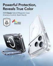 Load image into Gallery viewer, ESR iPhone 17 Series Hybrid Magsafe Case w/ Stash Stand (Camera Control)
