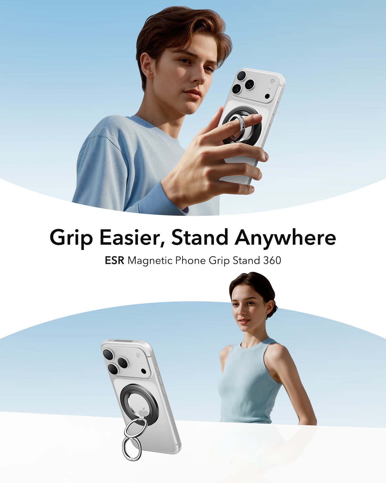 ESR HaloLock Ring Stand 360