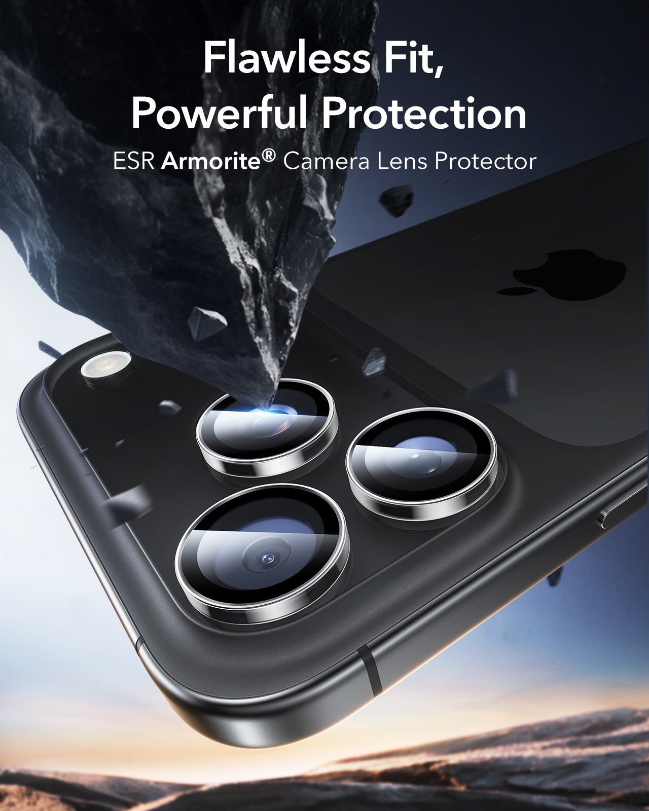 ESR iPhone 17 Pro/17 Pro Max Armorite Camera Lens Protector (Set of 3)