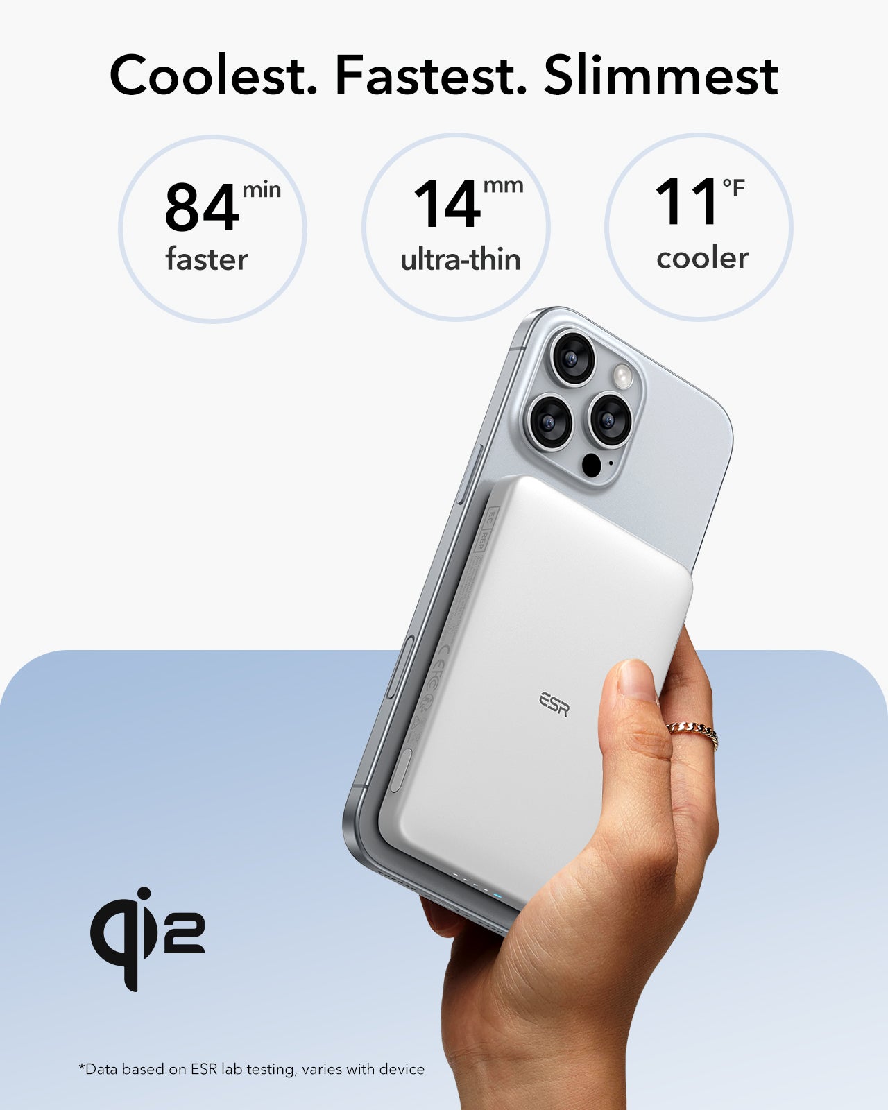 [CCC Certified] ESR Qi2 Magslim 5000mAh Magnetic Power Bank