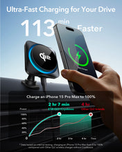 Load image into Gallery viewer, ESR HaloLock Qi2 Wireless Car Charger with CryoBoost - Frosted Onyx
