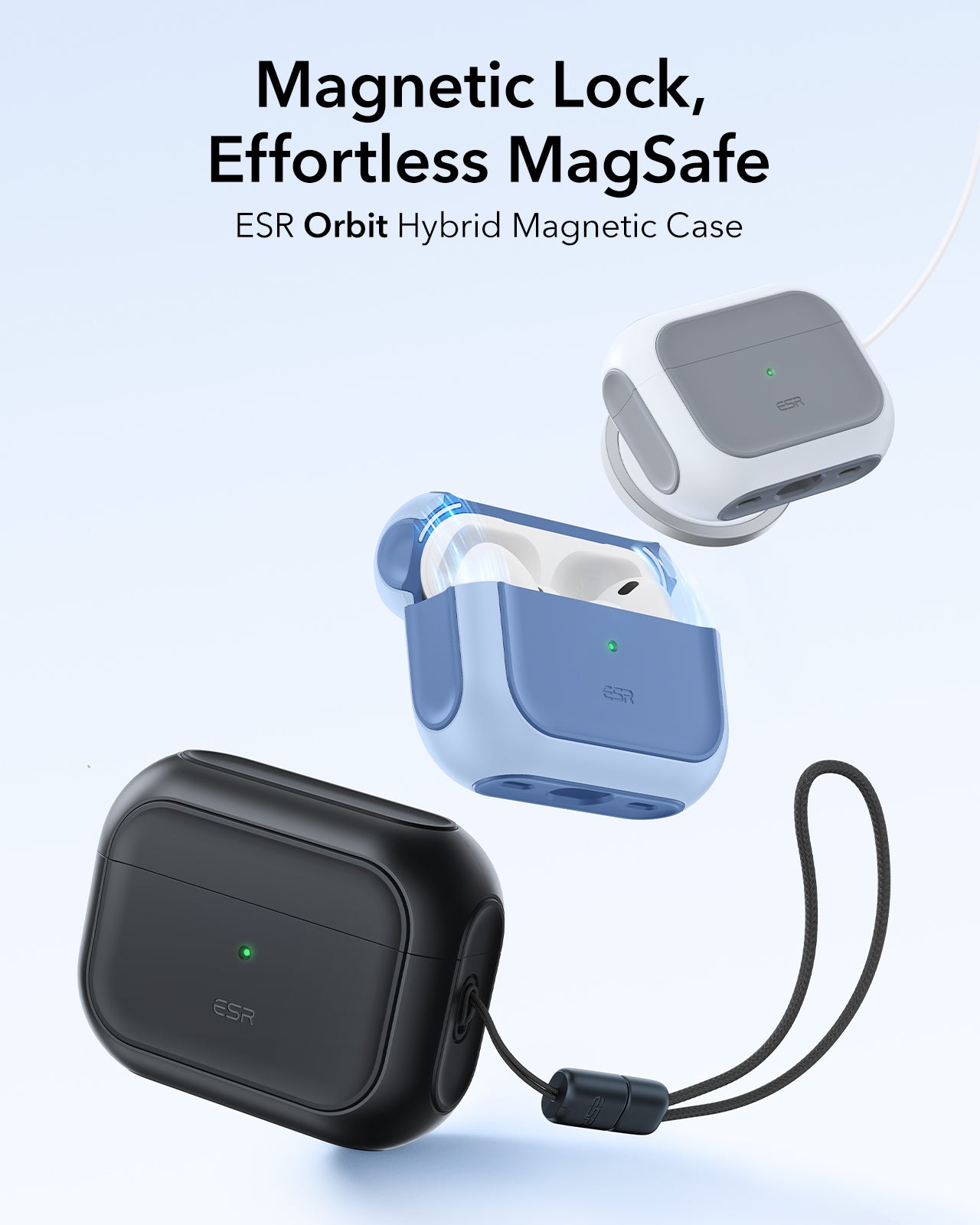 ESR AirPods Pro 3 Orbit Hybrid Case (HaloLock)