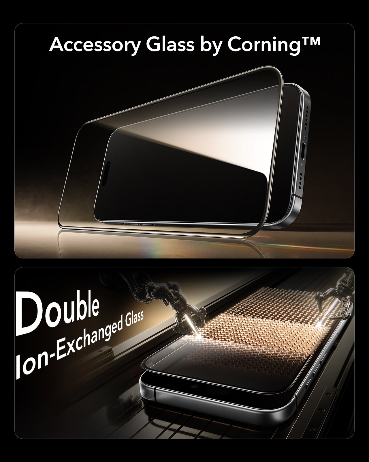 ESR iPhone 17 Series UltraFit Armorite Pro Tempered Glass 1pc Pack