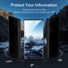 Load image into Gallery viewer, ESR Samsung Galaxy S24 Ultra Tempered Glass Privacy Screen Protector
