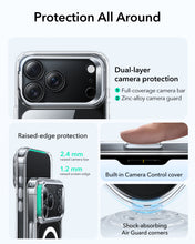 Load image into Gallery viewer, ESR iPhone 17 Series Hybrid Magsafe Case w/ Stash Stand (Camera Control)
