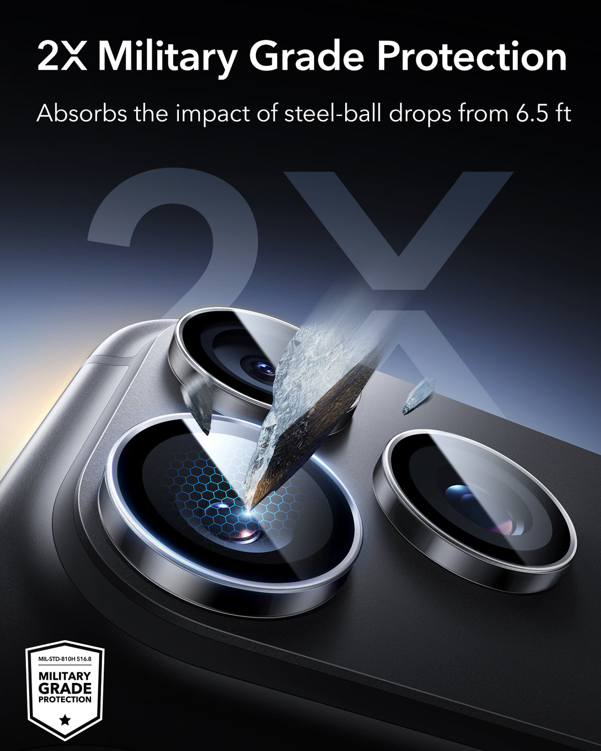 ESR Armorite® Camera Lens Protector, For iPhone 18 Pro / Pro Max