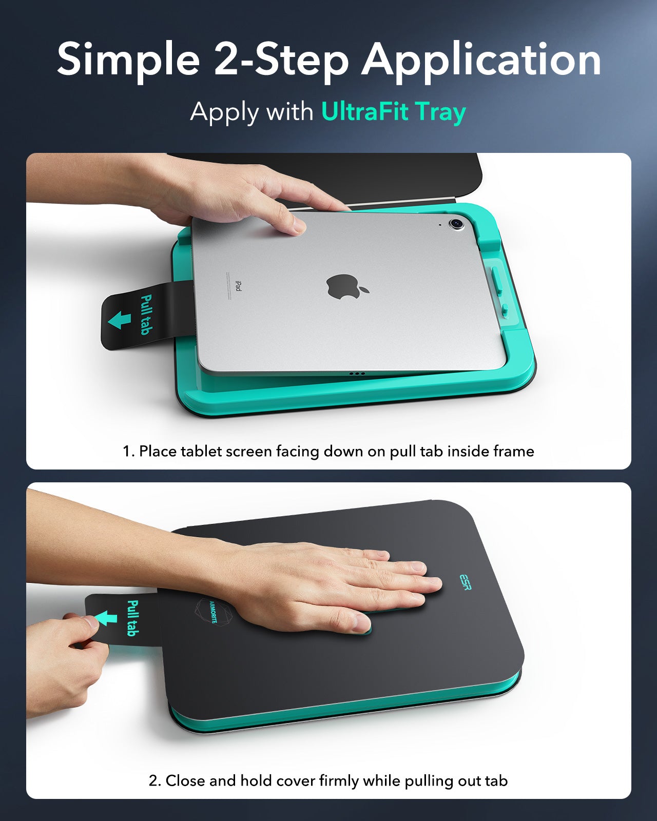 ESR iPad Air 11" (2024/2025) Armorite Ultra-Tempered Glass 2pcs Pack