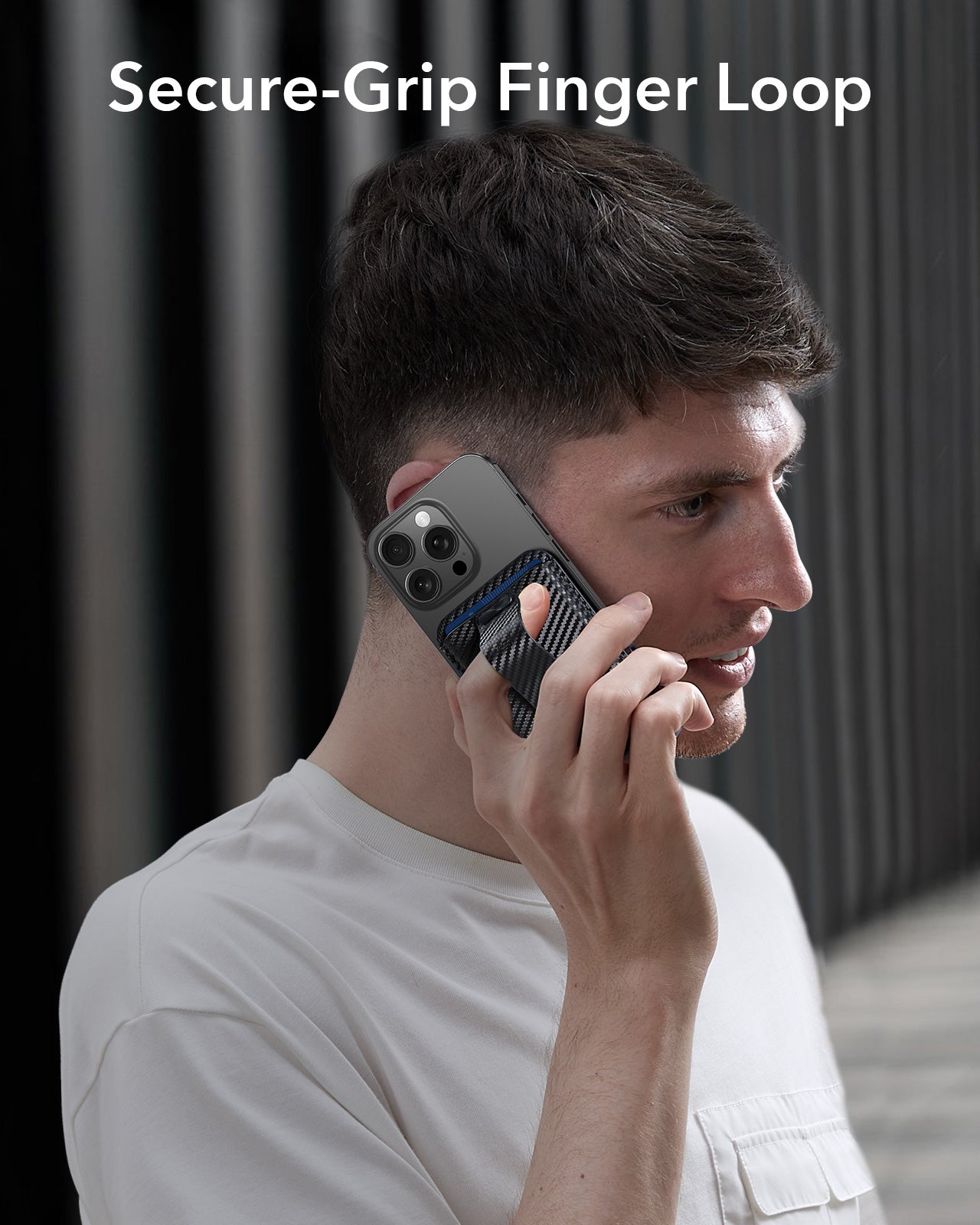 ESR HaloLock Magnetic Wallet with Finger Loop