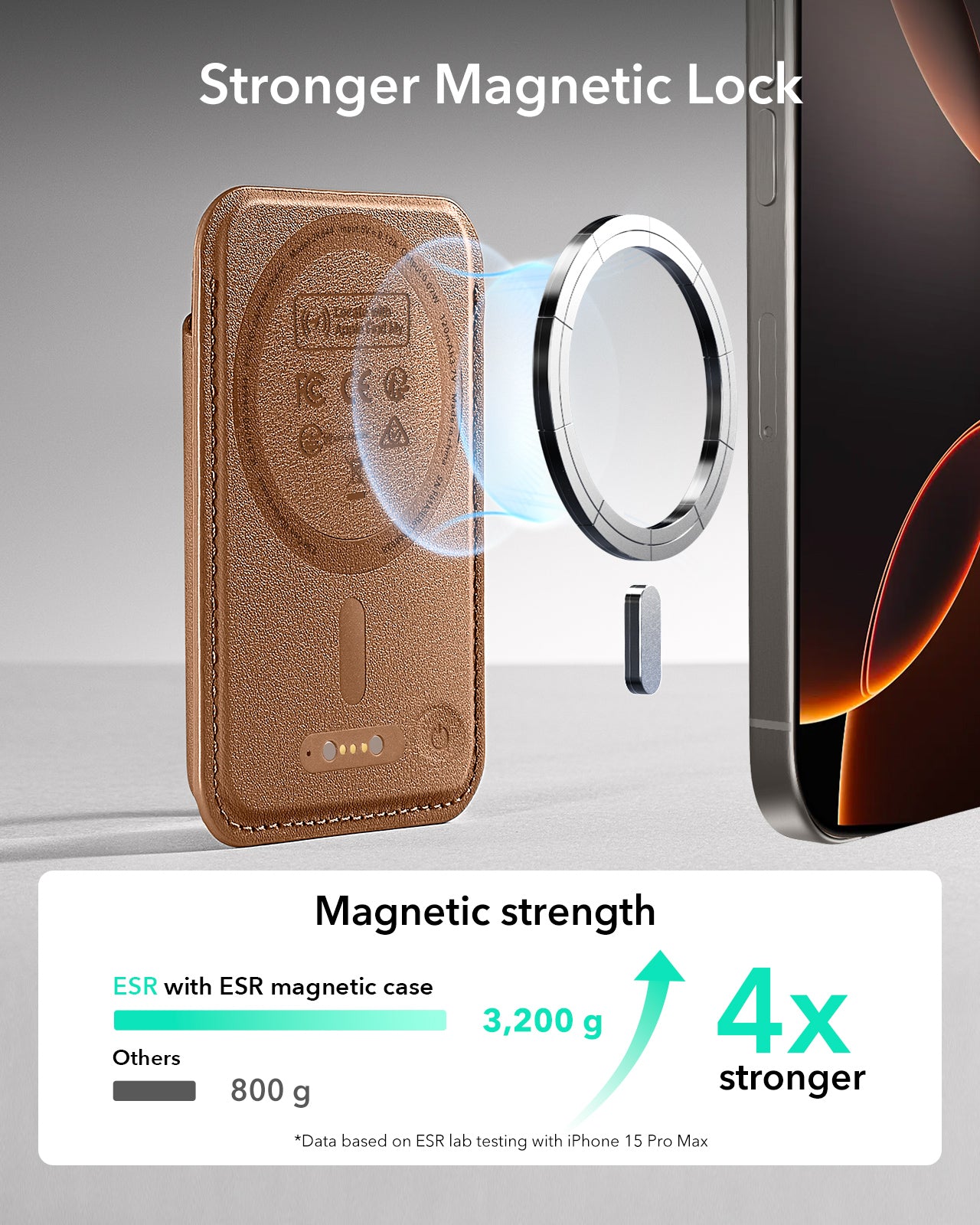 ESR Halolock Geo Wallet Boost works Apple Find My