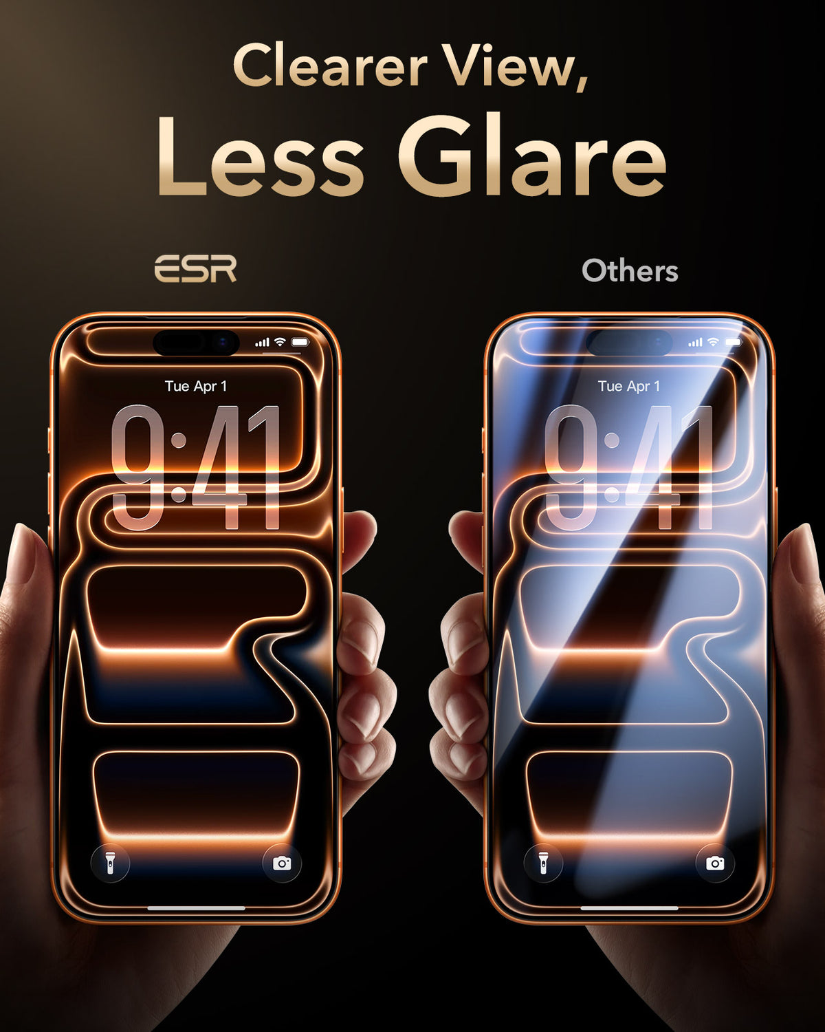 ESR iPhone 18 / 17 Pro / Pro Max - UltraFit Armorite Pro Tempered Glass 1pc Pack