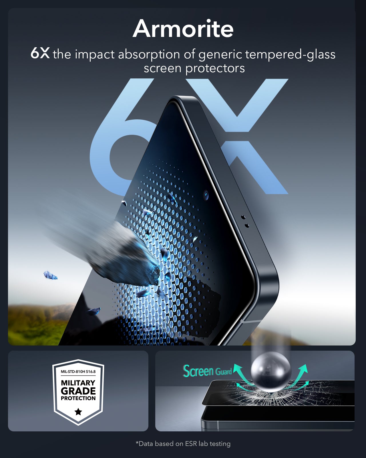 ESR Samsung Galaxy S26 Ultra UltraFit Armorite Privacy Tempered Glass (1pc Pack)