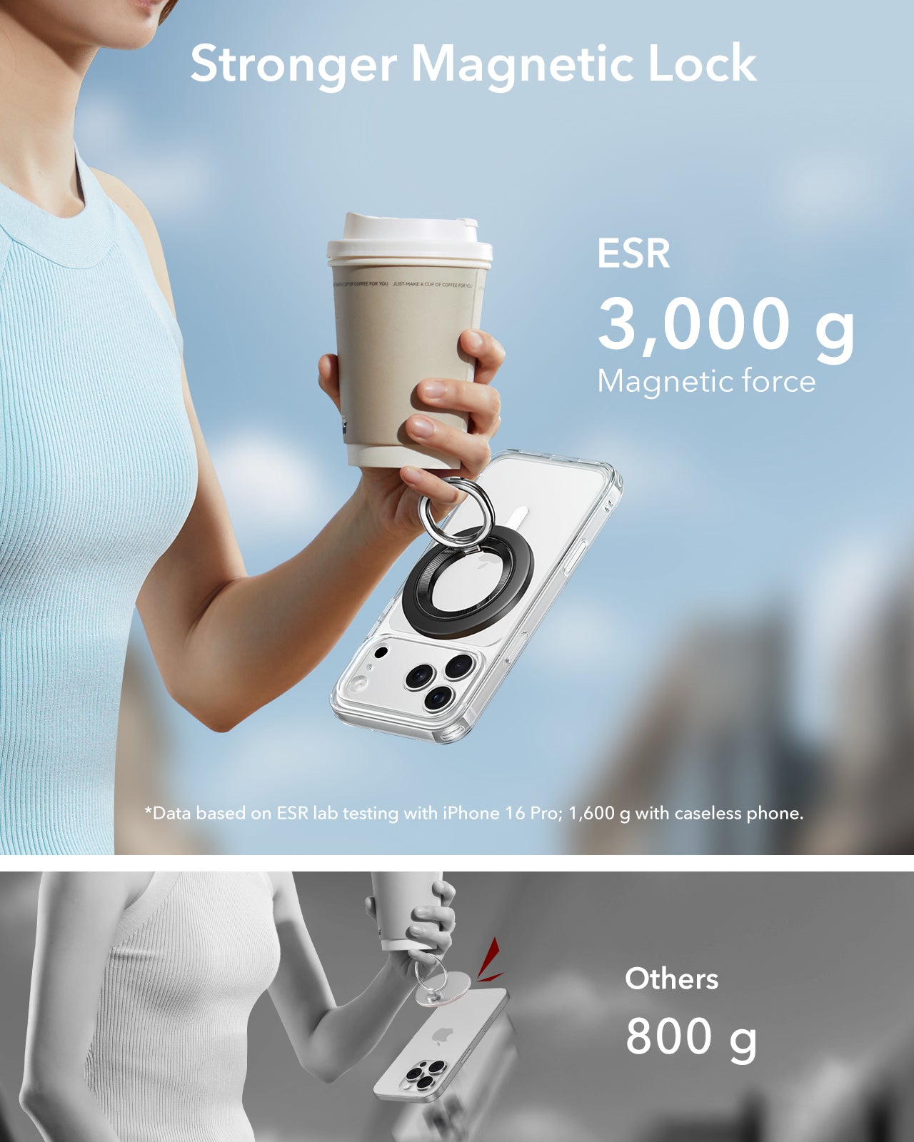 ESR HaloLock Ring Stand 360