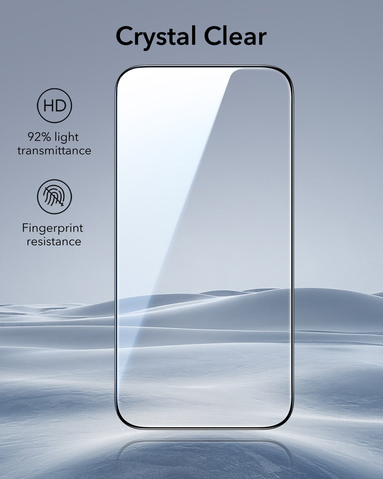 ESR iPhone 17 Series Pro UltraFit Classic Tempered Glass 1pc/2pc Pack