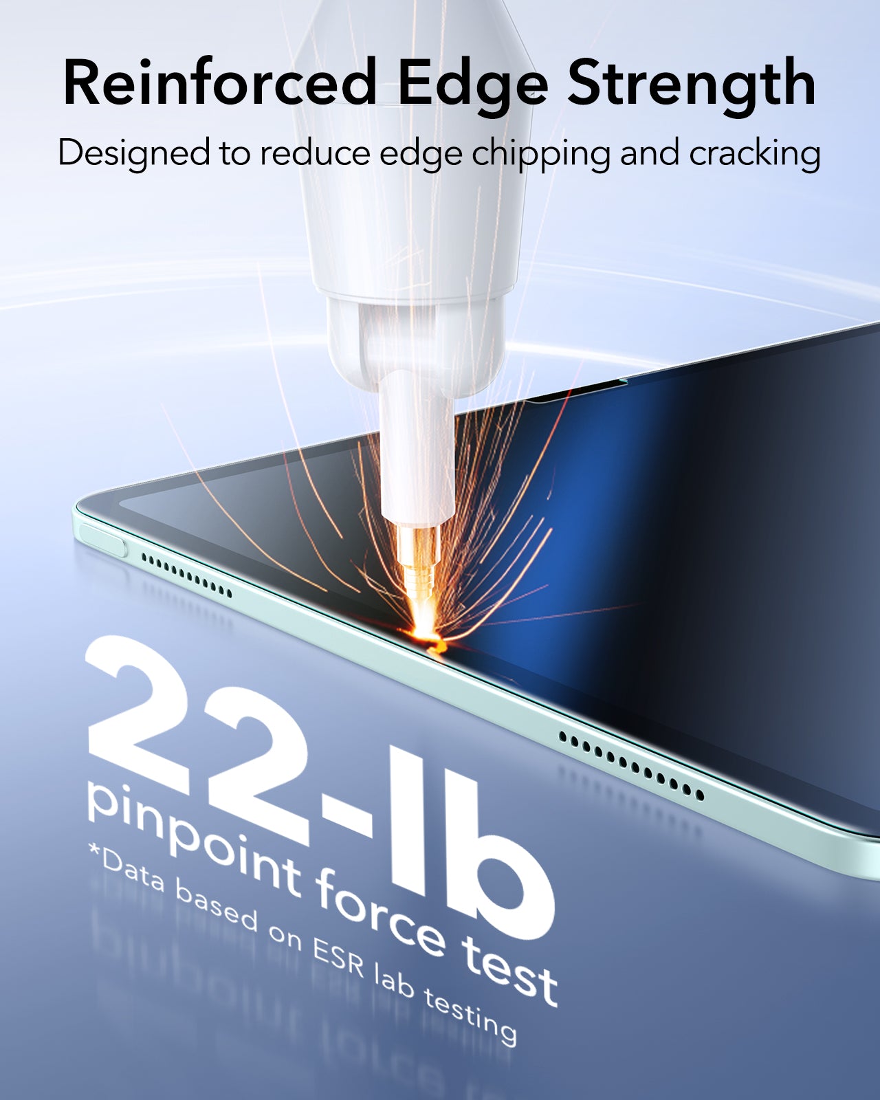 ESR iPad 10/11/12th Gen | Air 11"(26/25/24) - UltraFit Paper-Feel Tempered Glass (2pcs Pack)