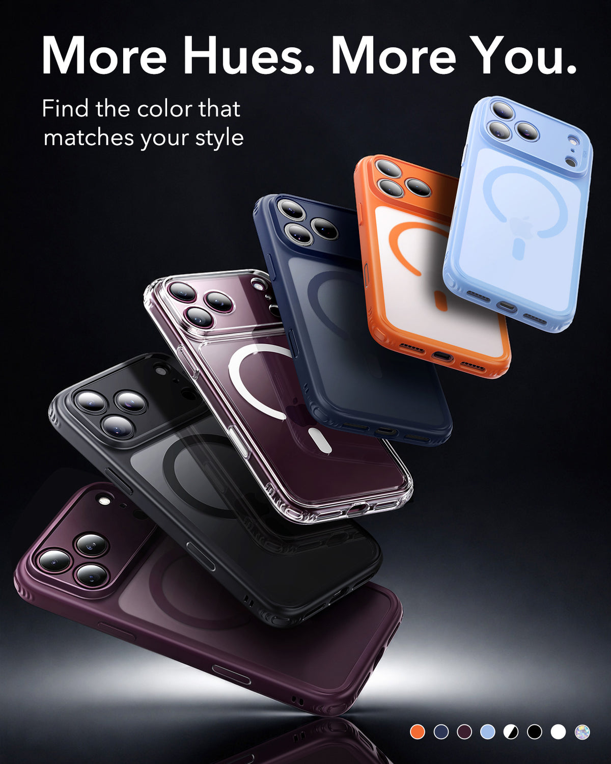 ESR iPhone 18 / 17 Pro / Pro Max Classic Hybrid Magsafe Case (Camera Control)
