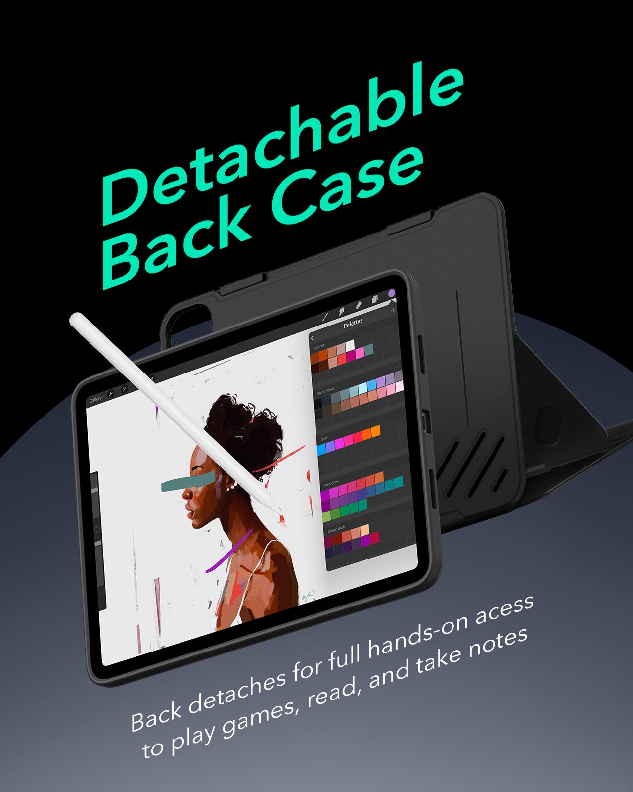 ESR iPad Pro 11 (2024) Shift Magnetic Stand Case