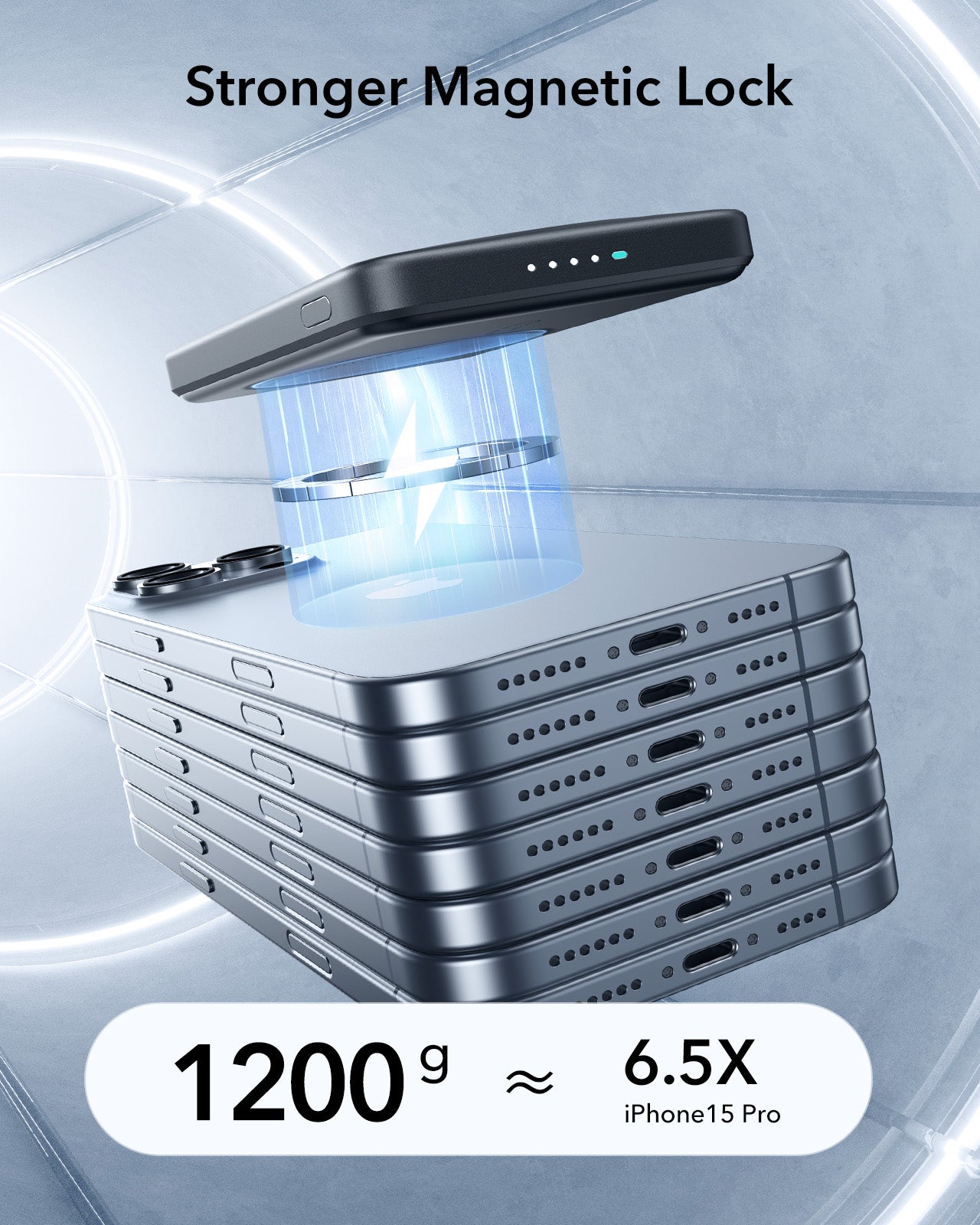 [CCC Certified] ESR Qi2 Magslim 5000mAh Magnetic Power Bank with Kickstand