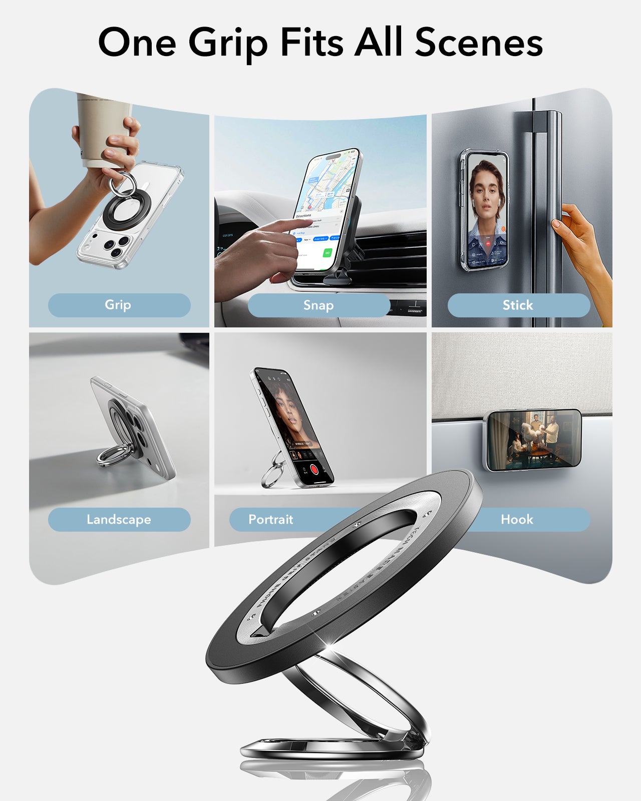 ESR HaloLock Ring Stand 360