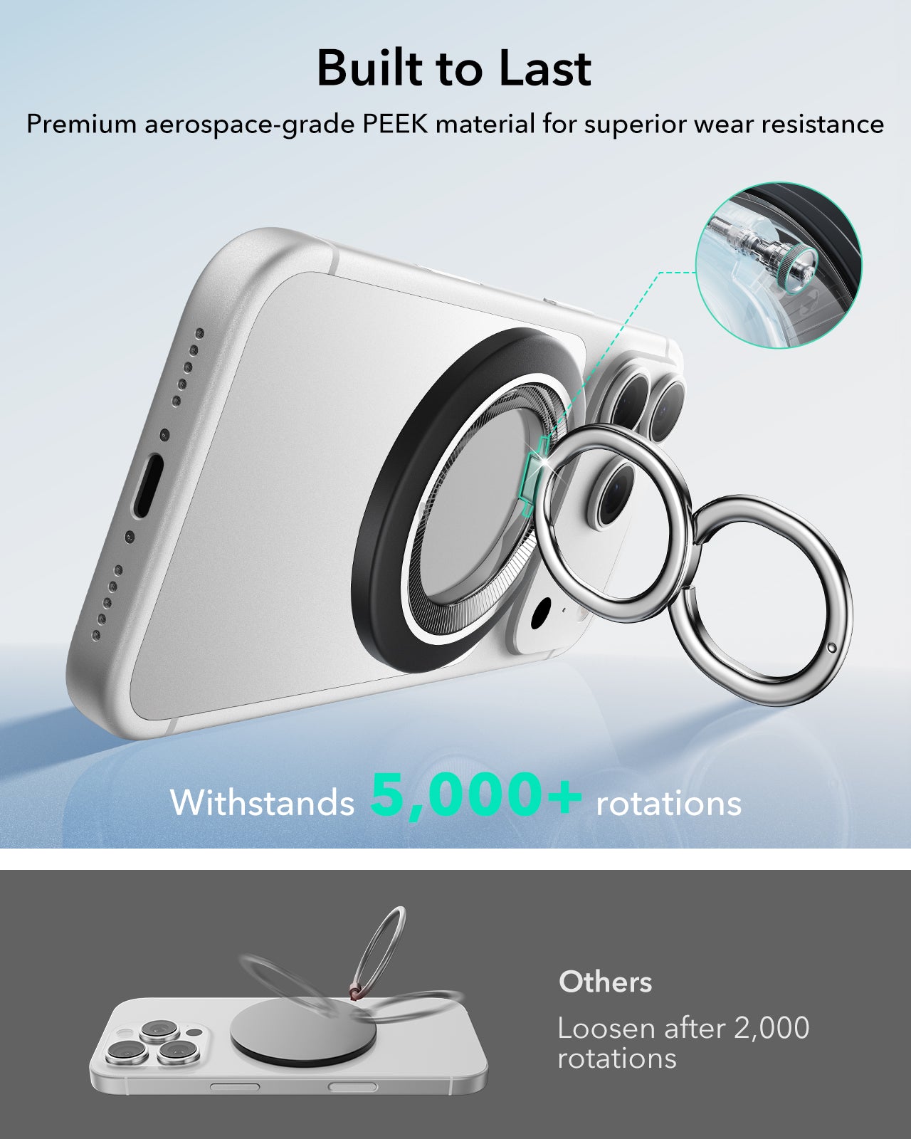 ESR HaloLock Ring Stand 360