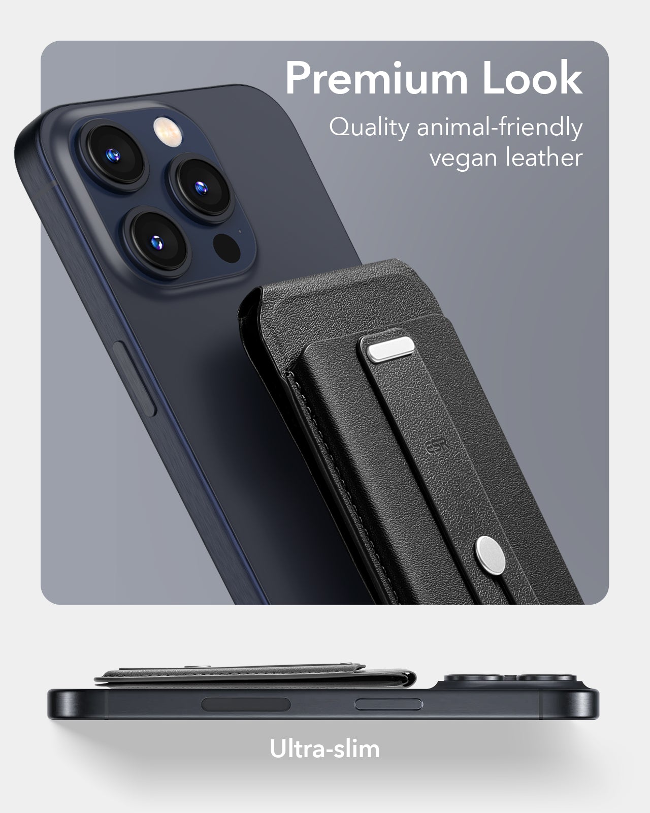 ESR HaloLock Grip Magnetic Wallet Stand