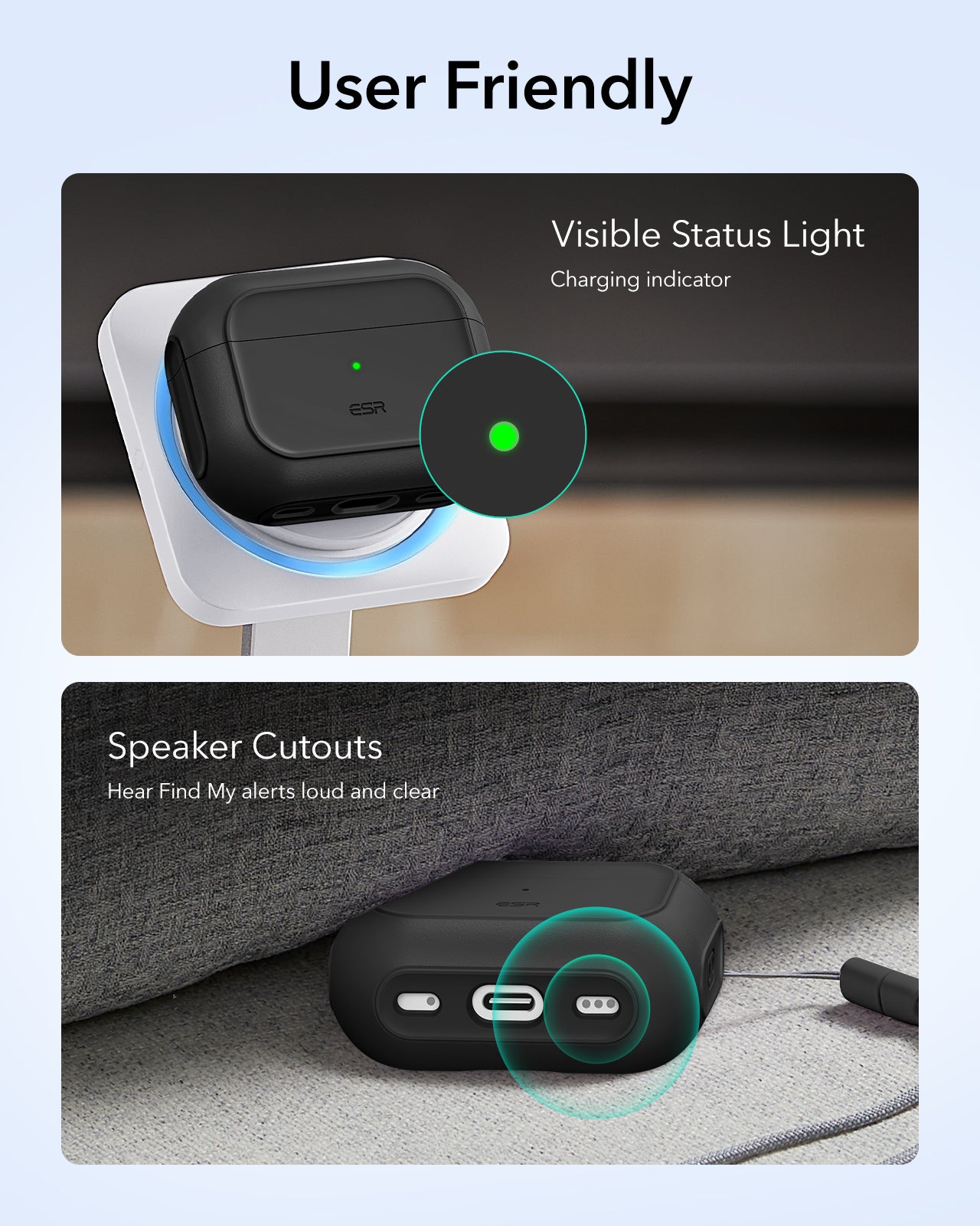 ESR AirPods Pro 3 Orbit Hybrid Case (HaloLock)