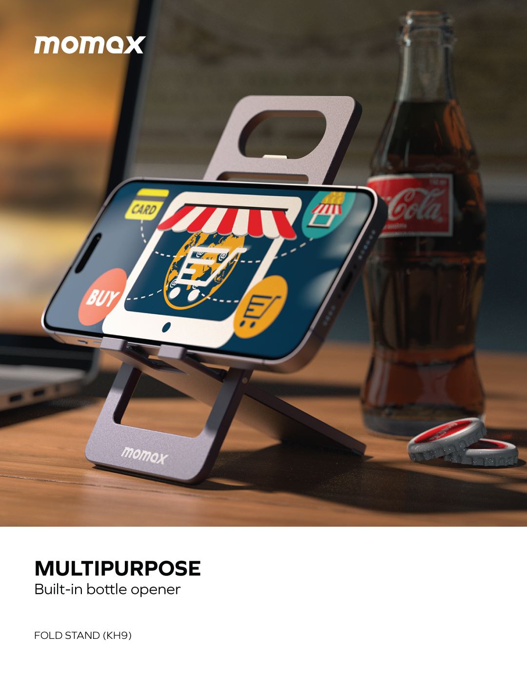 Momax KH9E Fold Stand Handy Phone Stand