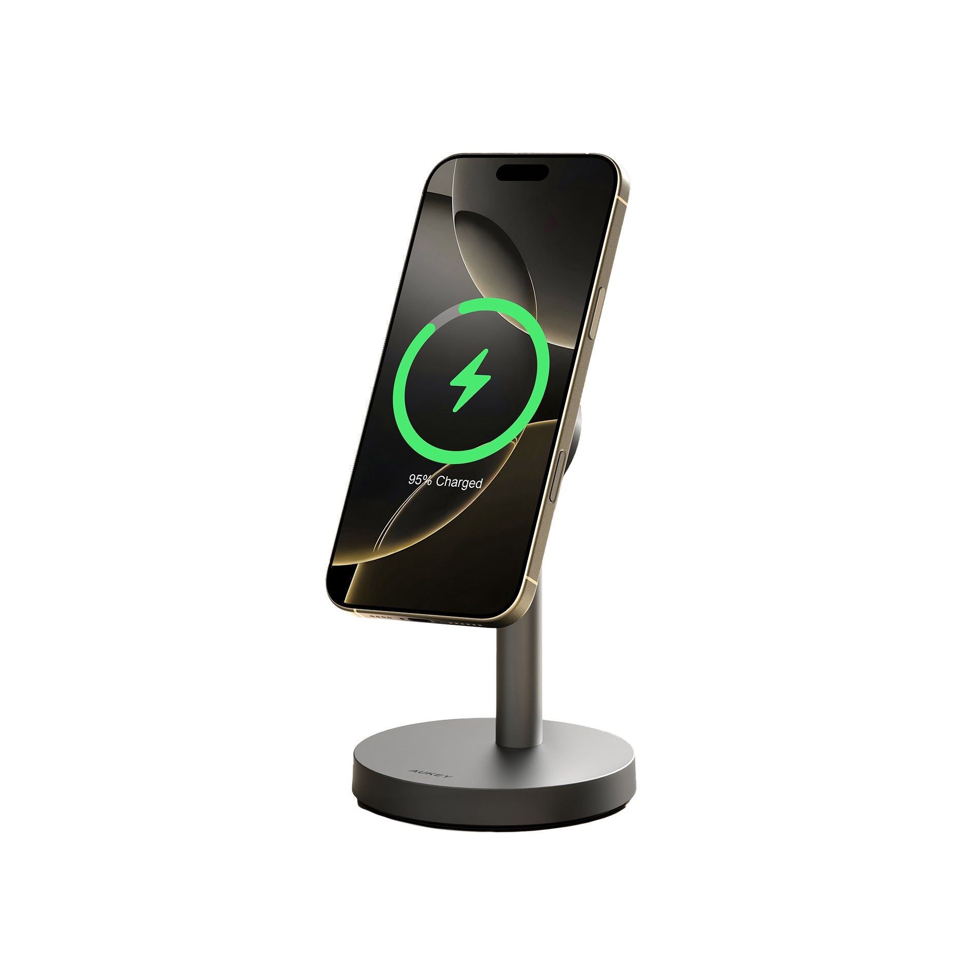 AUKEY LC-MC111 Qi2.2 MagFusion 1X 25W Magnetic Wireless Charging Station