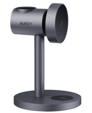 Load image into Gallery viewer, Aukey LC-MC311G MagFusion 3-in-1 G Qi2 Magnetic Fast Wireless Charging Station for Samsung
