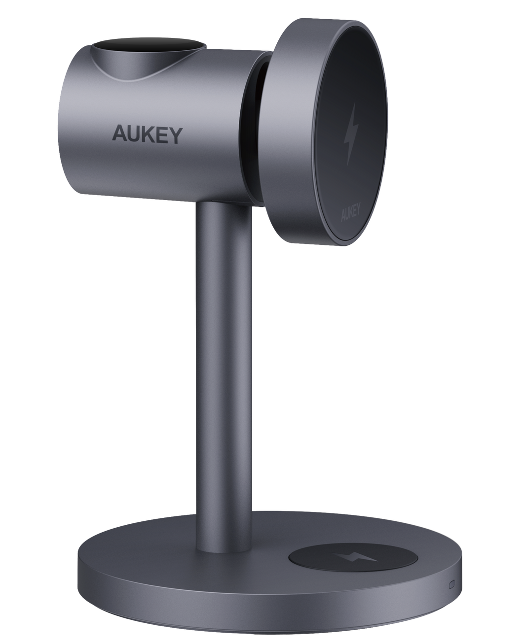 Aukey LC-MC311G MagFusion 3-in-1 G Qi2 Magnetic Fast Wireless Charging Station for Samsung