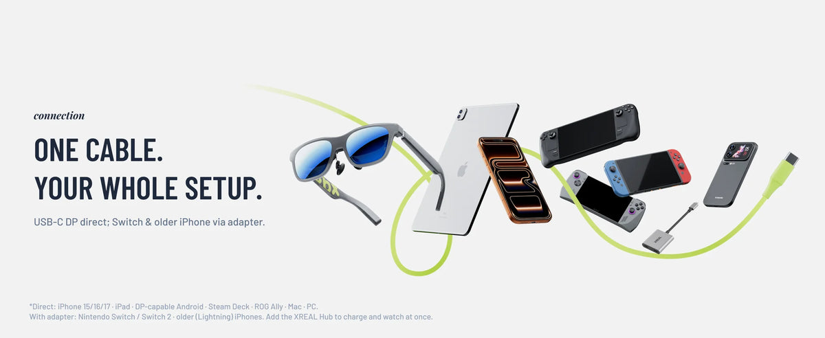 XREAL xbx a01+ | Wear Light. Play Big.