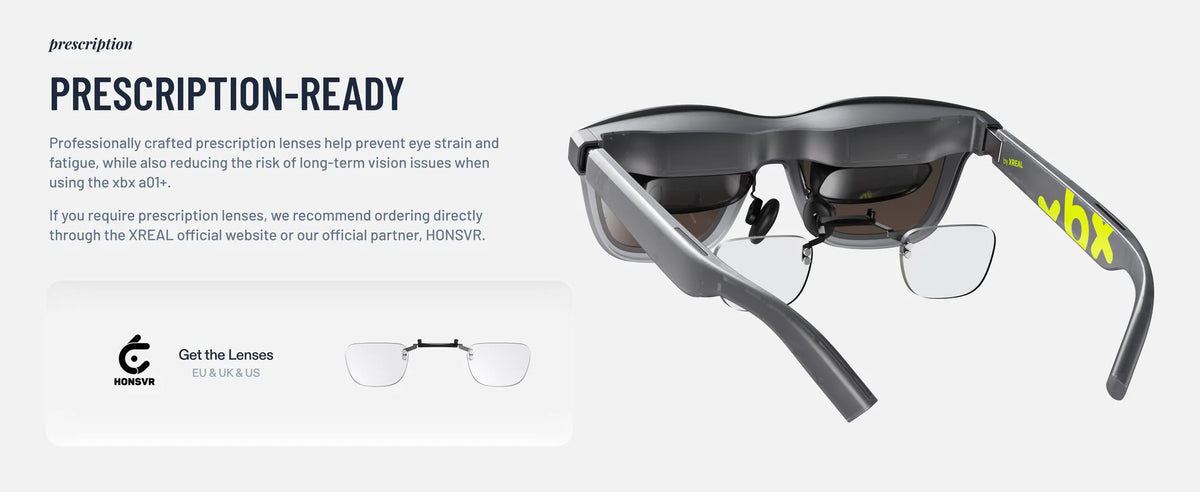 XREAL xbx a01+ | Wear Light. Play Big.