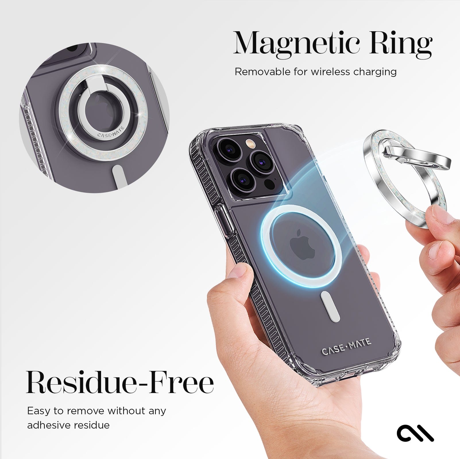 Case-Mate Magnetic Ring Stand with MagSafe - Twinkle Diamond