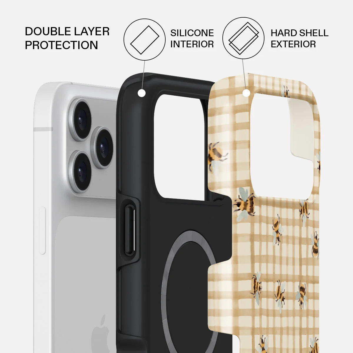 BURGA iPhone 18 / 17 Series Honeycomb Tough MagSafe Case