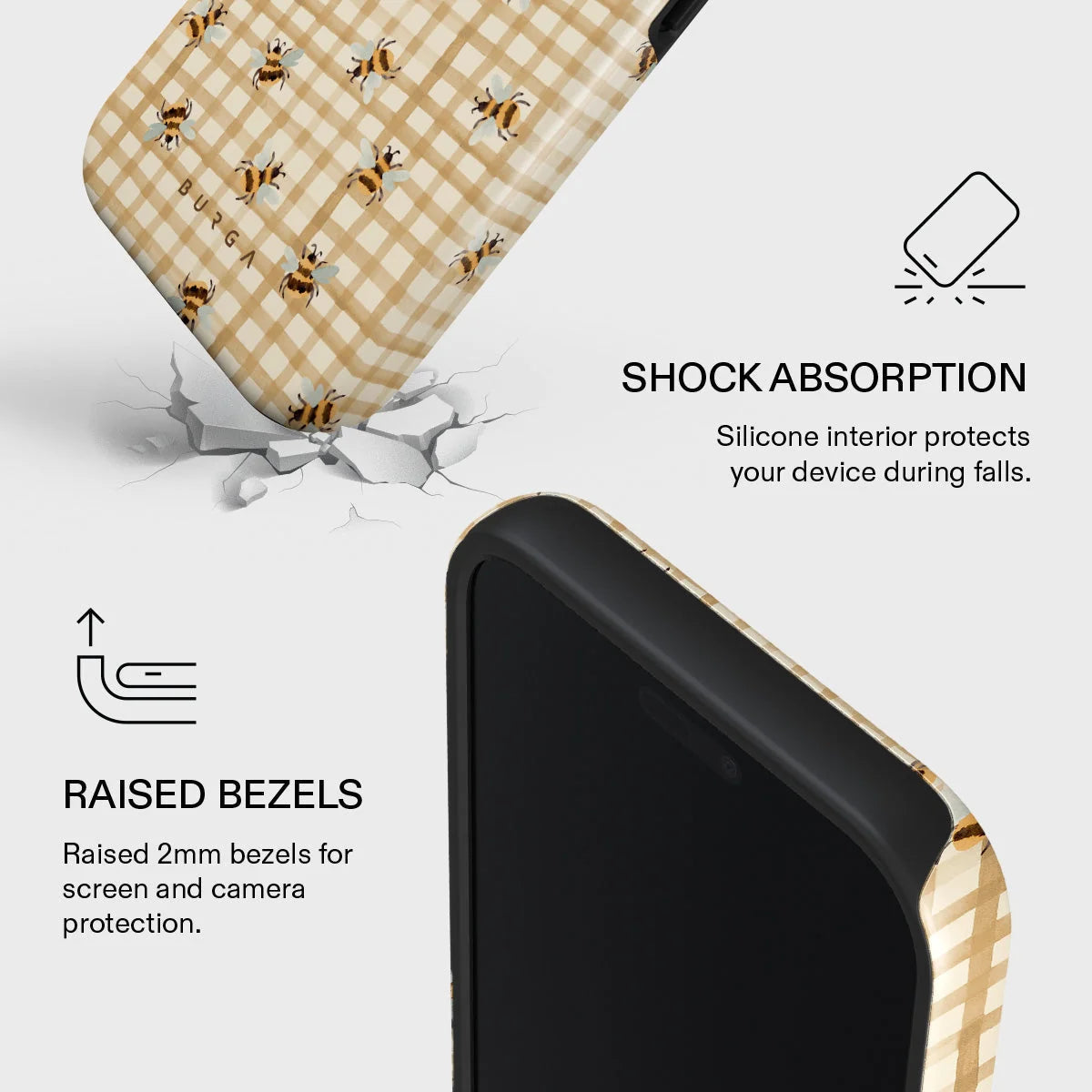 BURGA iPhone 18 / 17 Series Honeycomb Tough MagSafe Case