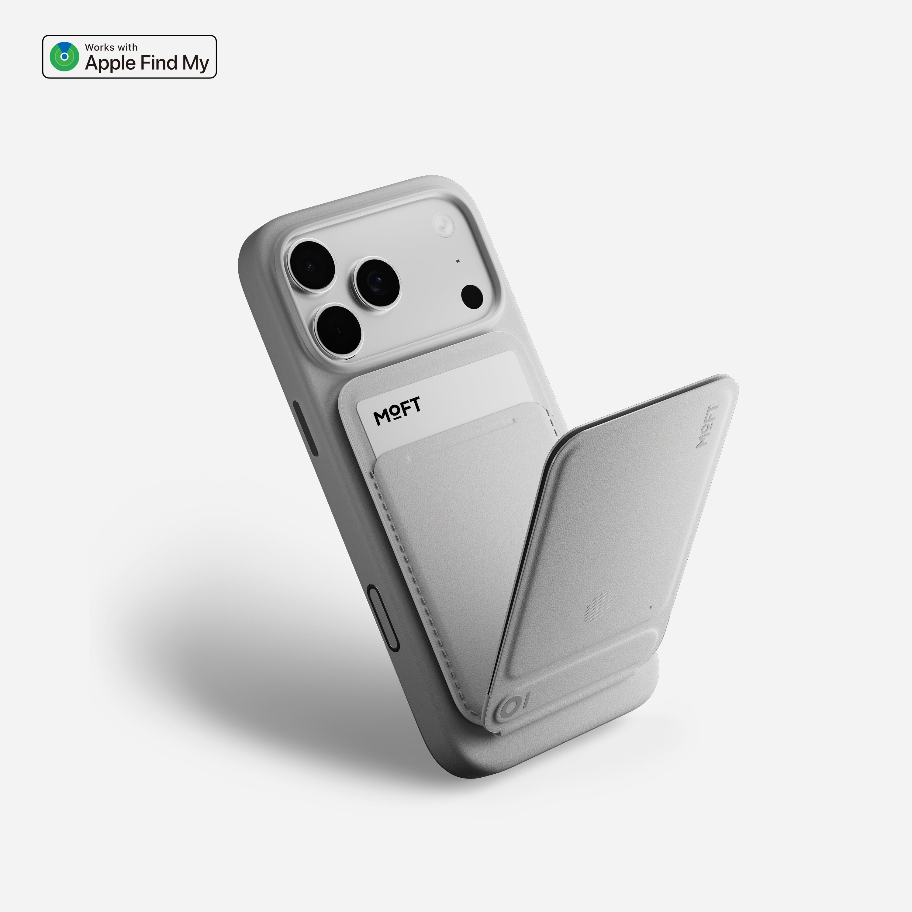 MOFT Trackable Tripod Wallet with Apple Find My (MagSafe Compatible)