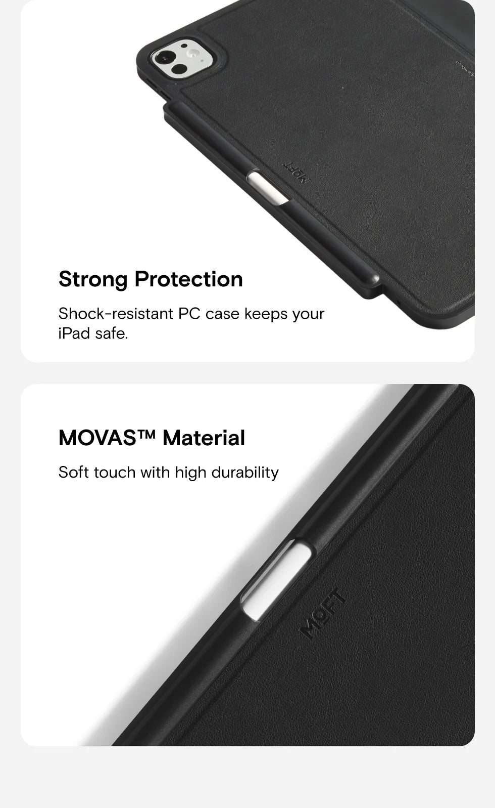 MOFT Connected Case for iPad Air 11 (24026/2025/2024) & iPad Pro 11 (1st~4th Gen) | iPad Pro 11 (2025/2024) | iPad Air 13"(2026/2025/2024) & Pro 12.9 (3rd-6th Gen)| iPad Pro 13" (2025/2024)