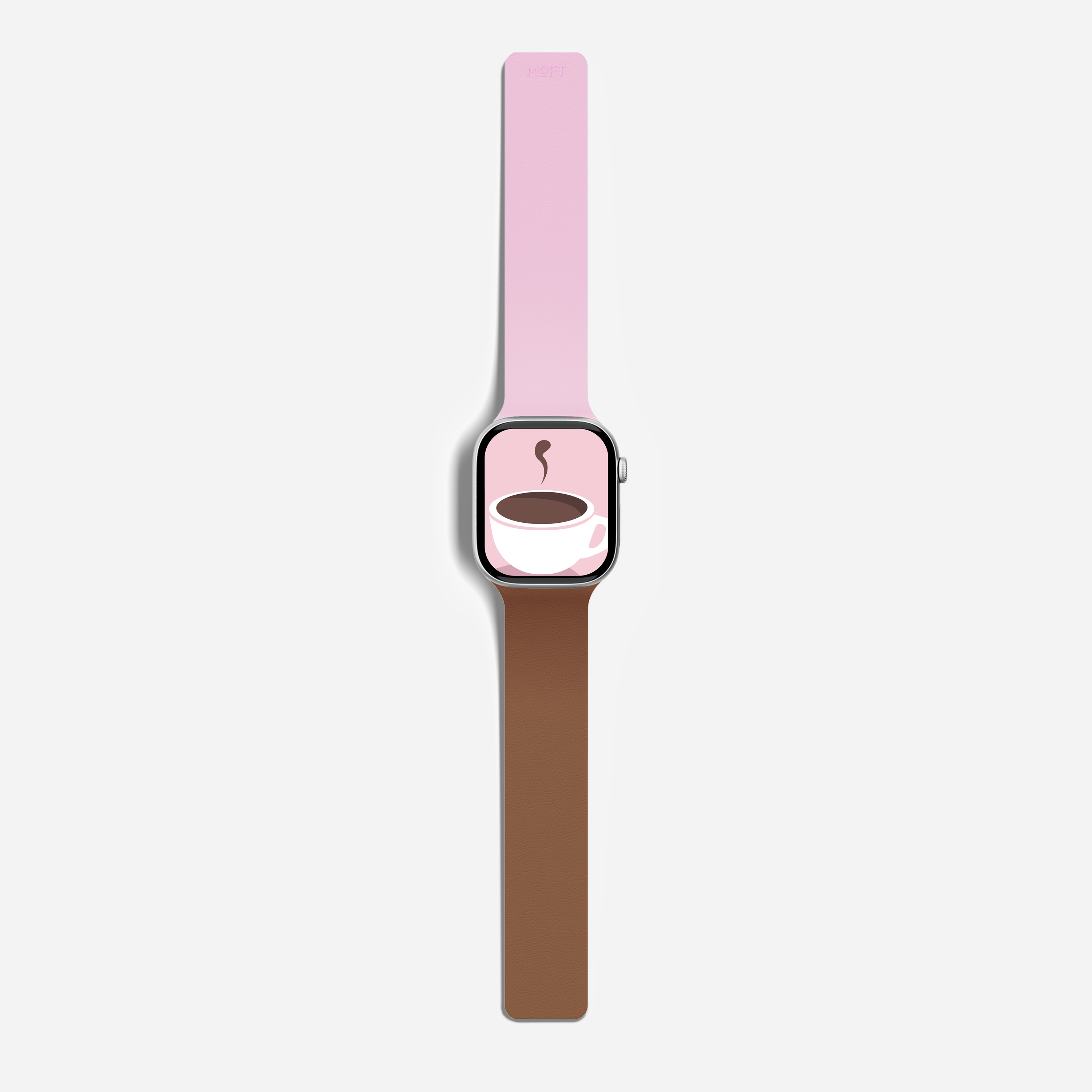 MOFT Snap Watch Band for Apple Watch 40mm/41mm/42mm & 44mm/45mm/46mm/49mm - Light Pink Brownie