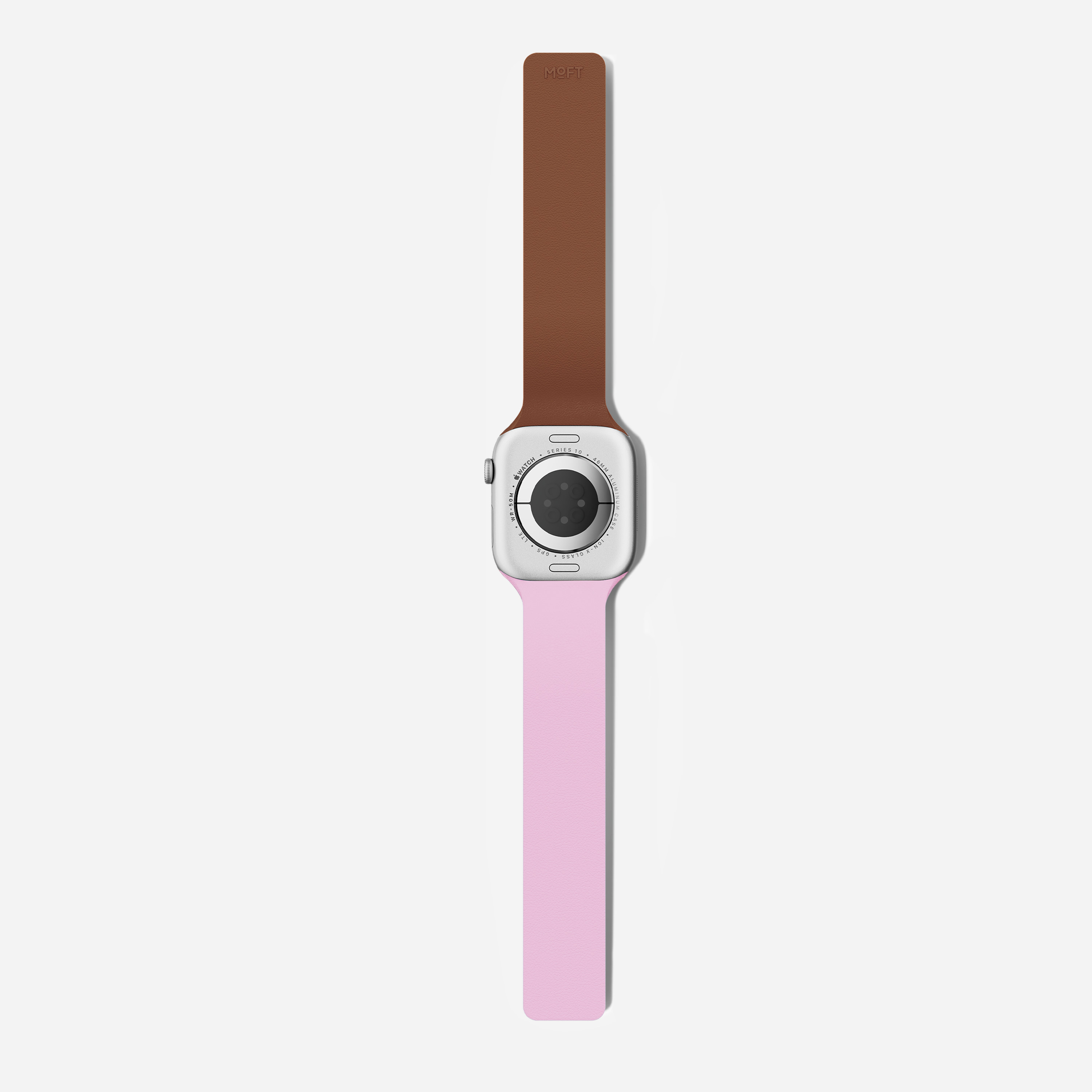 MOFT Snap Watch Band for Apple Watch 40mm/41mm/42mm & 44mm/45mm/46mm/49mm - Light Pink Brownie