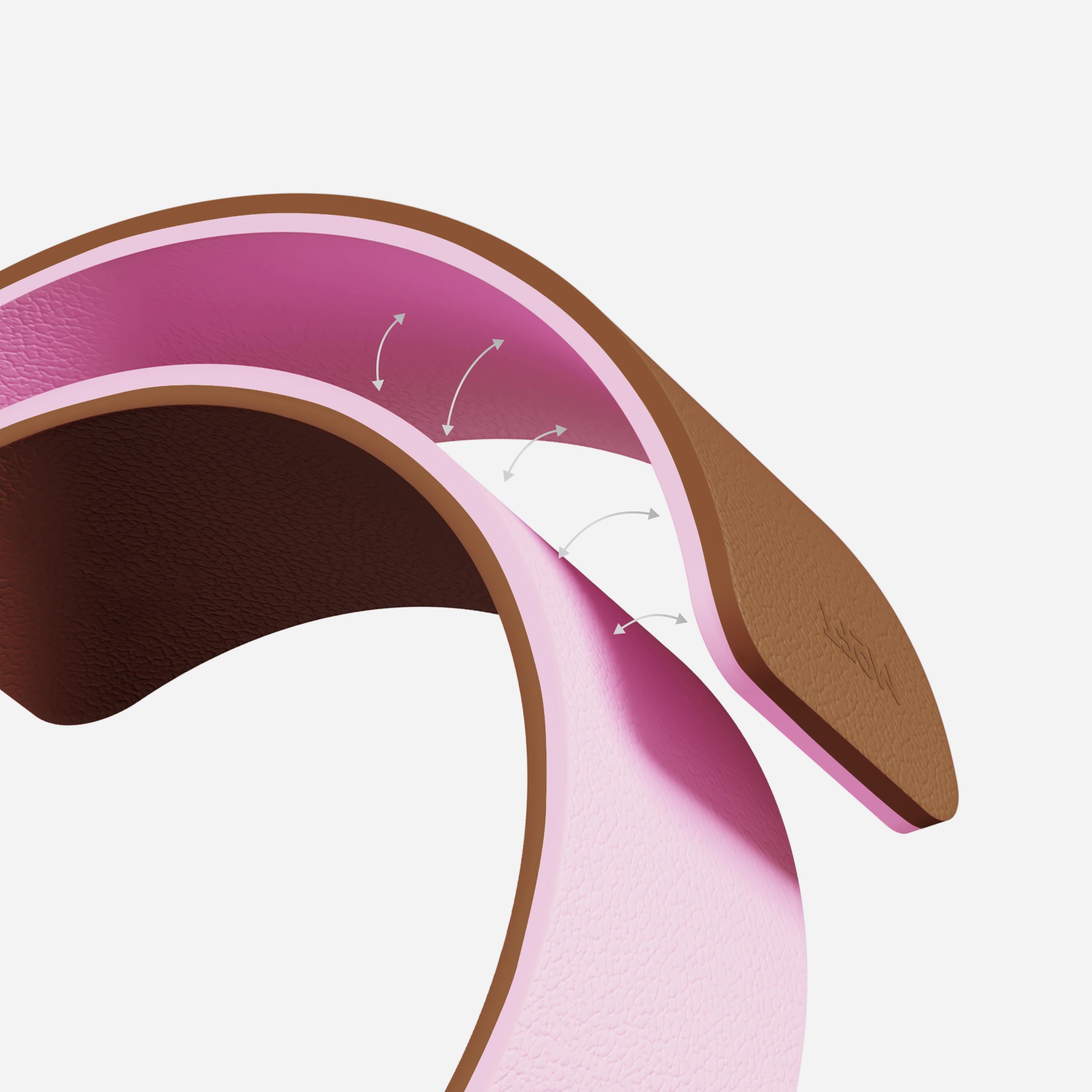 MOFT Snap Watch Band for Apple Watch 40mm/41mm/42mm & 44mm/45mm/46mm/49mm - Light Pink Brownie