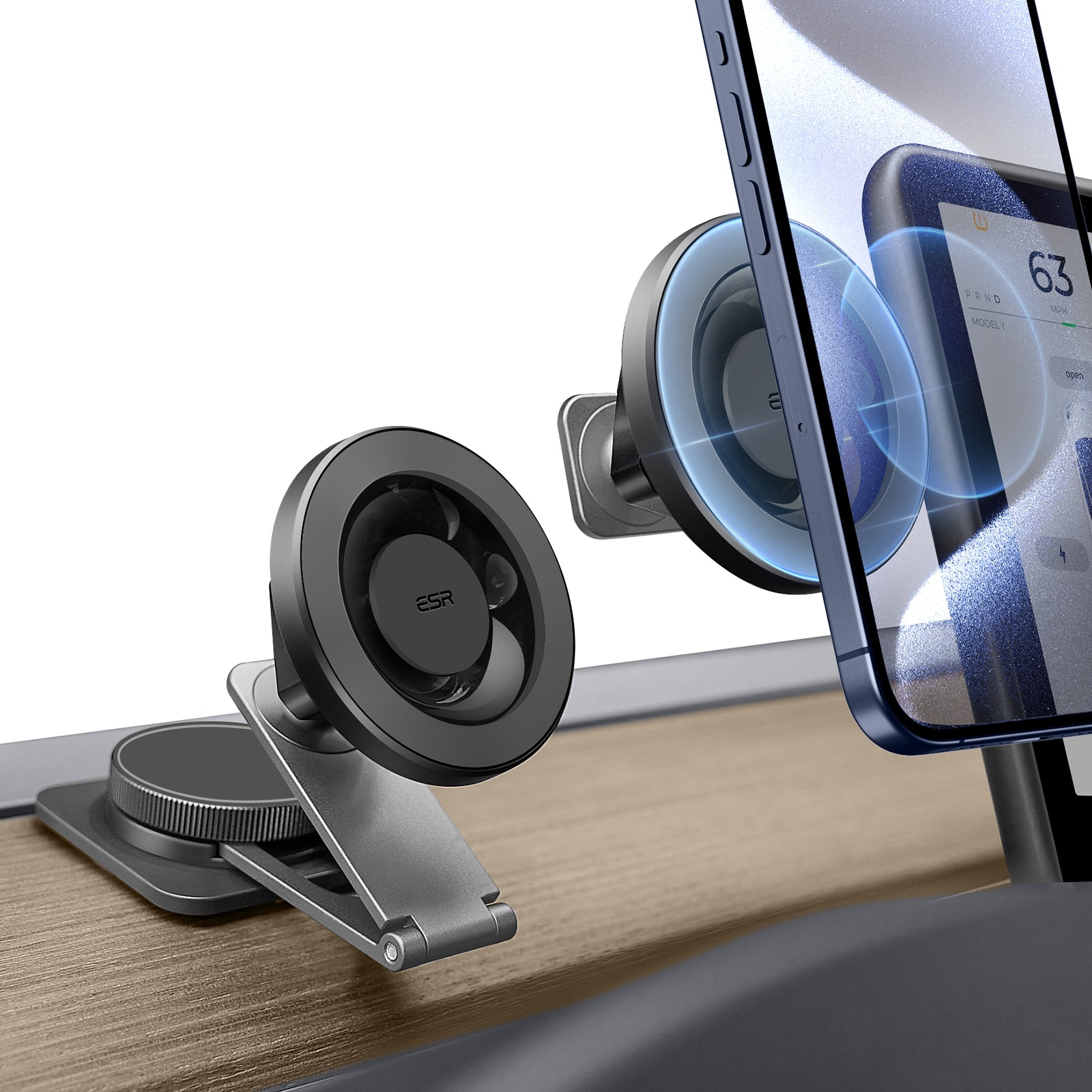 ESR HaloLock Touchscreen Car Phone Mount