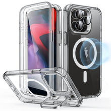 Load image into Gallery viewer, ESR iPhone 15 Pro / 15 Pro Max Armor Tough Case with Stash Stand(HaloLock)
