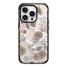 Load image into Gallery viewer, CASETiFY Magsafe Impact Case for iPhone 15/15 Plus/15 Pro/15 Pro Max - Millenial Dainty Floral Black
