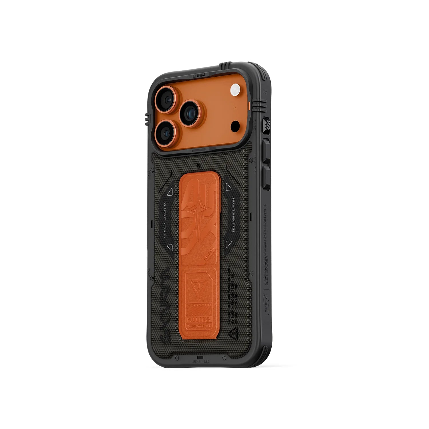 Skinarma iPhone 17 Pro / 17 Pro Max Phantom Mag-Charge Back Case With Grip Stand - Olive