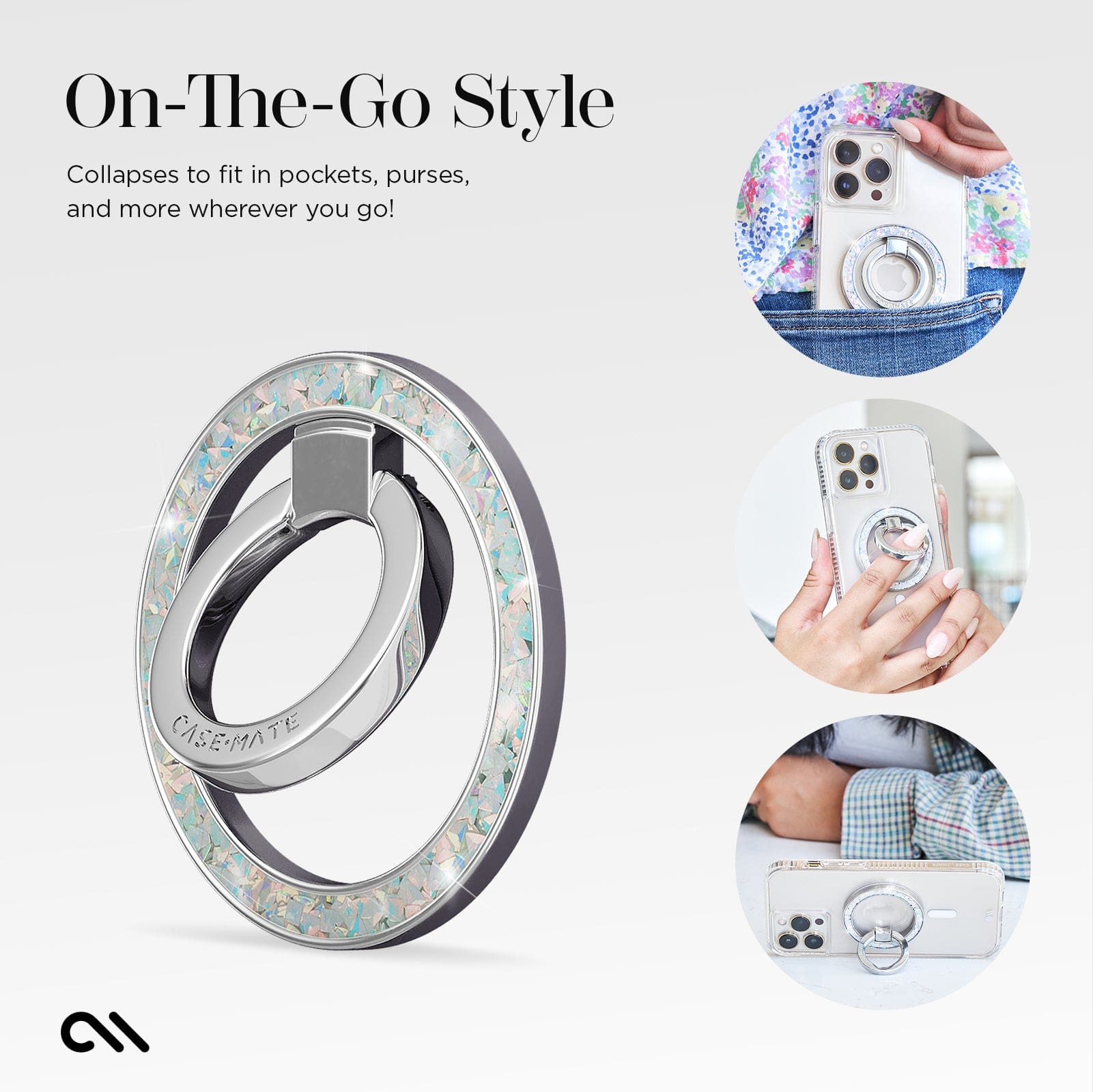 Case-Mate Magnetic Ring Stand with MagSafe - Twinkle Diamond
