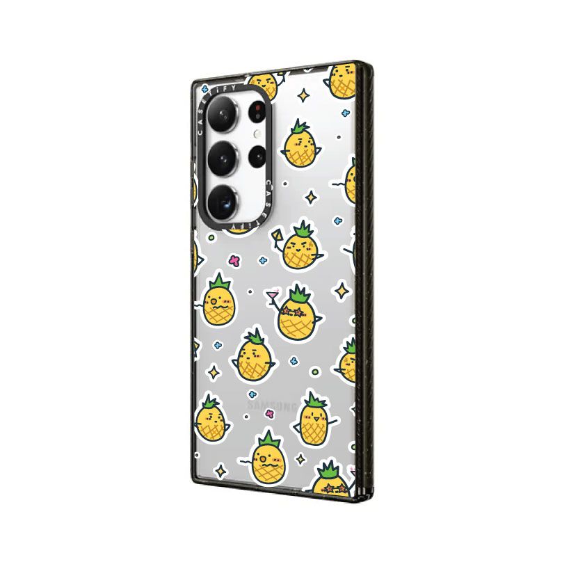 CASETiFY Impact Case for S24 Ultra - Ong Lai Clear Black