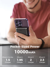 Load image into Gallery viewer, AUKEY PB-MS02 MagLynk 10000mAh Magnetic Wireless Charging Power Bank
