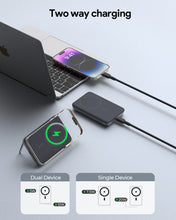 Load image into Gallery viewer, Aukey PB-MS05 MagFusion 6700mAh Qi2 Magnetic Wireless Charging Power Bank
